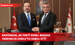 Erhürman, AK Parti Genel Başkan Yardımcısı Prof. Dr. Zorlu’yu kabul etti: Çalışmalar hakkında bilgi verildi