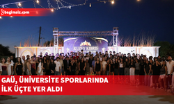 GAÜ, üniversite sporlarında ilk üçte yer aldı