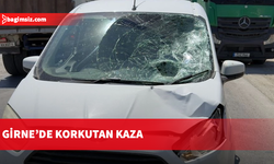 Çatalköy yolu’nda trafik kazası: Yayaya araç çarptı