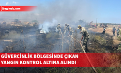 Güvercinlik bölgesinde çıkan yangın kontrol altına alındı