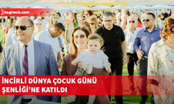 İncirli, 12’inci Dünya Çocuk Günü Şenliği’nde çocuklarla buluştu