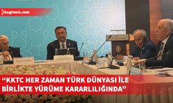 Öksüzoğlu, TDT Aksakallar Konseyi toplantısında konuştu