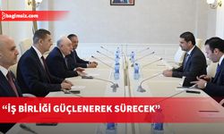 Savaşan, Azerbaycan Milli Meclisi’nde Musa Guliyev ile görüştü