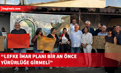 Lefke Çevre ve Tanıtma Derneği'nden eylem