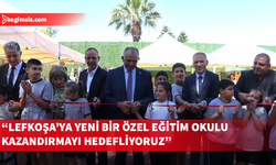 Çavuşoğlu, Lefkoşa Özel Eğitim ve İş Eğitim Okulu’nun mezuniyet töreni ve sergi açılışına katıldı