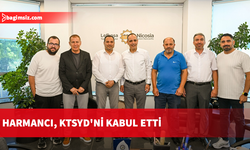LTB Başkanı Harmancı, KTSYD'ni kabul etti