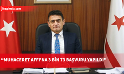 Oğuz: Muhaceret Affı'na 3 bin 73 başvuru yapıldı