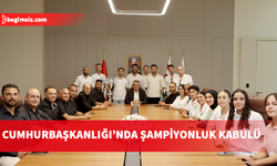 Cumhurbaşkanı Tufan Erhürman, Gençlik Gücü Türk Spor Kulübü'nü kabul etti