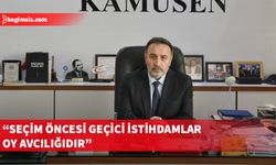 Atan, geçici istihdamları eleştirdi, asgari ücretin gecikmeden belirlenmesini istedi