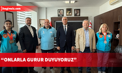 Amcaoğlu, 2026 Dünya Budo Kupası şampiyonu kadın sporcuları kabul etti