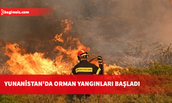 Yunanistan'ın farklı bölgelerinde orman yangınları başladı