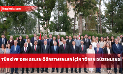 KKTC’de görev süreleri dolan öğretmenler için Girne'de veda resepsiyonu düzenlendi