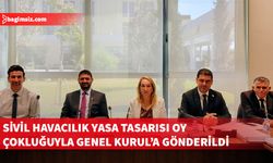 Sivil Havacılık Değişiklik Yasa Tasarısı onaylanark Genel Kurul'a sevk edildi