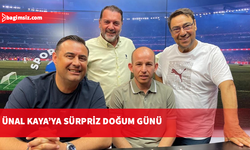 Spor Vizyon’da Ünal Kaya’ya Sürpriz Doğum Günü Kutlaması