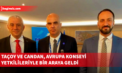 Taçoy ve Candan, Avrupa Konseyi Genel Sekreteri Alain Berset ile bir araya geldi
