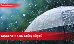 Taşkent’e 4 kg yağış düştü