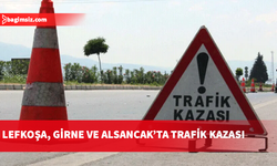 Lefkoşa, Girne ve Alsancak’ta trafik kazası: Üçü yaya dört yaralı