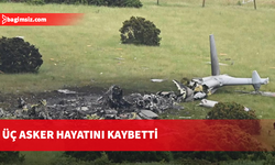 İngiltere'de askeri helikopter düştü
