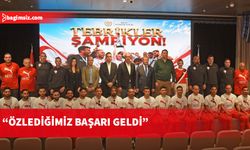 Üstel, CONIFA EURO 2026 şampiyonu KKTC A Milli Futbol Takımı’nı kabul etti