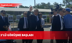 Guterres, Erhürman ve Hristodulidis’in ara bölgede bir araya geldiği üçlü görüşme başladı