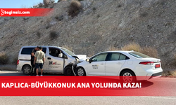 Kaplıca-Büyükkonuk ana yolunda kaza: 7 yaralı