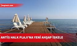 Antis Halk Plajı iskelesi hizmete açıldı