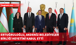 Ertuğruloğlu, Akdeniz Belediyeler Birliği heyetini kabul etti