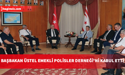 Başbakan Üstel, Emekli Polisler Derneği'ni kabul etti