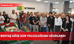 KTMMOB önceki genel başkanlarından Bektaş Göze son yolculuğuna uğurlandı