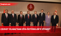 Türkiye Cumhurbaşkanı Yardımcısı Yılmaz, Cumhuriyet Meclisi Başkanı Öztürkler’i ziyaret etti