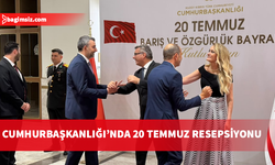 Cumhurbaşkanlığında Barış ve Özgürlük Bayramı resepsiyonu düzenlendi