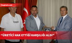 Kıbrıs Türk Çiftçiler Birliği’nden Üstel'e teşekkür ziyareti