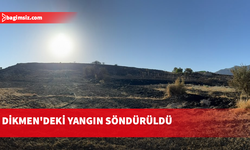 Dikmen'deki yangın söndürüldü: Soğutma çalışmaları devam ediyor
