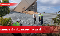 KTMMOB İnşaat Mühendisleri Odası, Kumyalı’daki TÜK Silo yıkımını yerinde inceledi