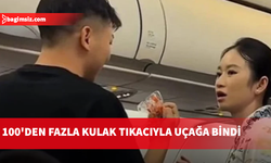 Çinli baba, ağlayan bebeği için uçakta yolculara kulak tıkacı dağıttı