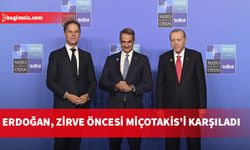 NATO Zirvesi'nde Erdoğan, Rutte ve Miçotakis aynı karede