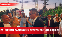 Cumhurbaşkanı Erhürman rahatsızlığı ardından 11 Temmuz Basın Günü resepsiyona katıldı