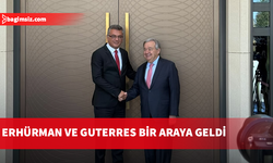 Erhürman ve Guterres Cumhurbaşkanlığı'nda bir araya geldi