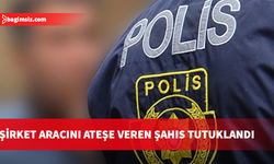 Girne’de sarhoşken şirket aracını ateşe veren kişi tutuklandı