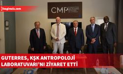 Guterres, ara bölgedeki Kayıp Şahıslar Komitesi Antropoloji Laboratuvarı’nı ziyaret etti