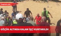 Kumyalı’da çöken buğday silosundan çıkarılan çalışan hastaneye kaldırıldı