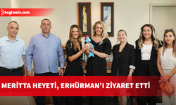 Meritta heyeti, Nilden Bektaş Erhürman’ı ziyaret etti