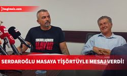 Serdaroğlu, asgari ücret toplantısına "Yoksullaşmaya Hayır" tişörtü ile geldi