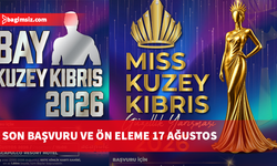 42. Miss Kuzey Kıbrıs 2026 Güzellik Yarışması ve 31.Bay Kuzey Kıbrıs 2026 başvuruları sürüyor