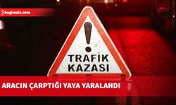 Aracın çarptığı 85 yaşındaki yaya ağır yaralandı