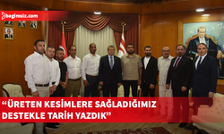Üstel, Arıcılar Birliği'ni kabulünde vurguladı
