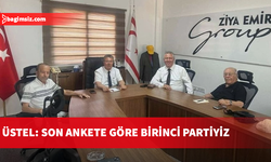 Üstel, son anket sonuçlarını gazetecilerle paylaştı