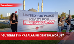 Federal çözüm ve barış talebiyle, KKTC ve Güney Kıbrıs’ta eş zamanlı eylem düzenlendi