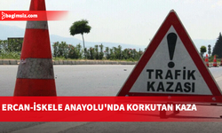 Geçitkale yakınlarında minibüs servi ağaçlarına çarptı: 5 kişi hastaneye kaldırıldı