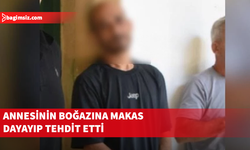Eve küs olduğu kardeşinin gelmesini istemedi, annesini makasla tehdit etti: Cezaevine gönderildi